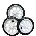 Rubber Single Wheel 135mm Basket Wheel Cart Castor